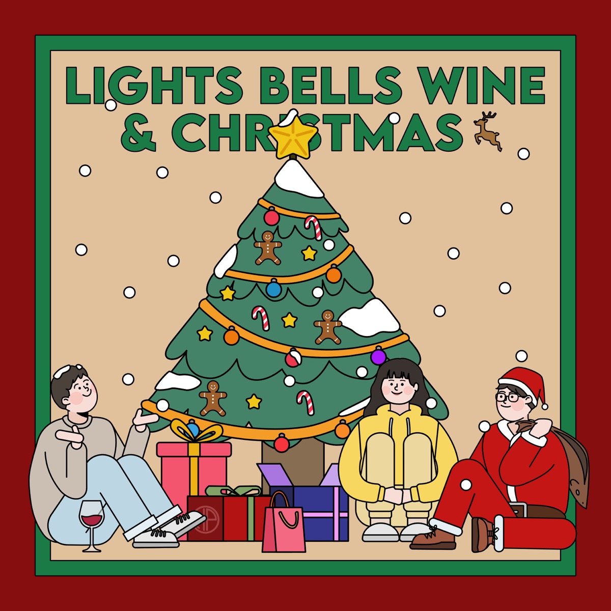 Lights, Bells, Wine & Christmas - Single by Haape album cover