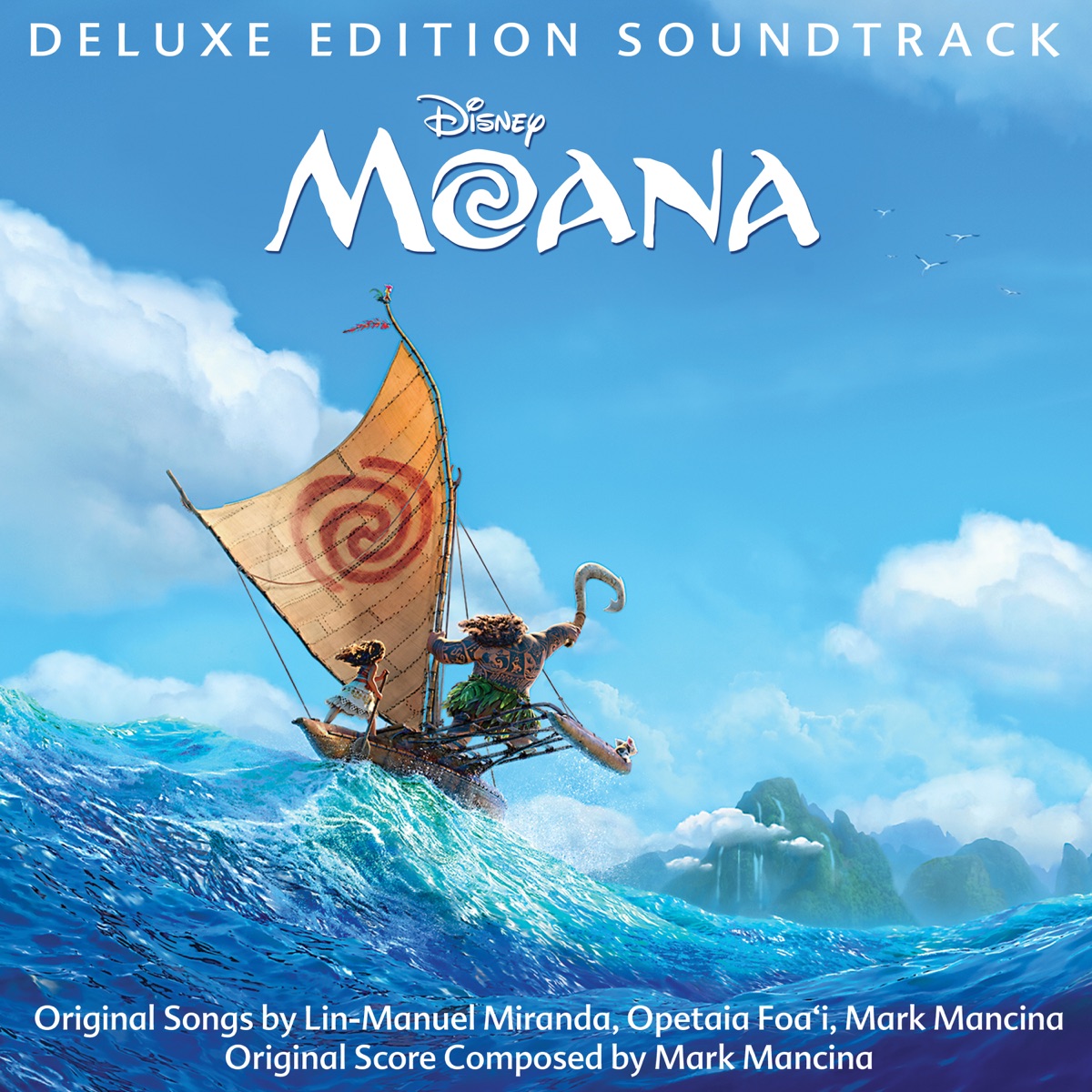 Moana (Original Motion Picture Soundtrack) [Deluxe Edition] by Lin-Manuel Miranda, Opetaia Foa’i, Mark Mancina & Auli'i Cravalho album cover artwork