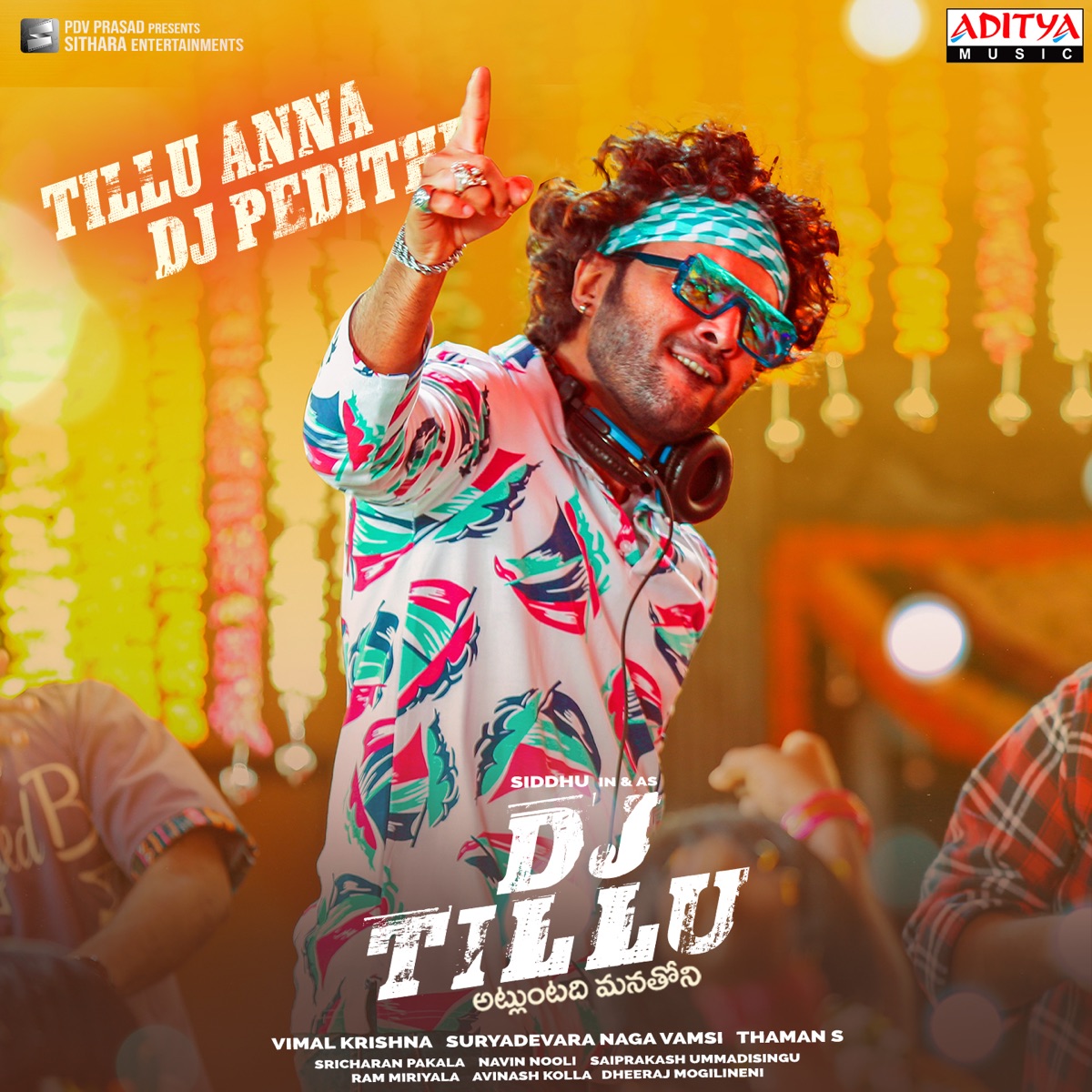 Tillu Anna DJ Pedithe (feat. Siddhu & Neha Shetty) [From "DJ Tillu"] - Single by Sricharan Pakala & Ram Miriyala album cover