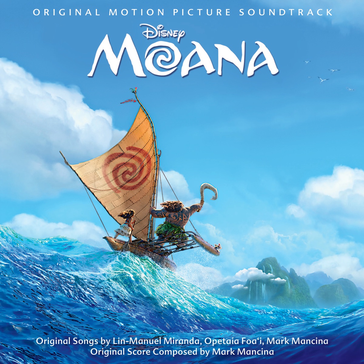 Moana (Original Motion Picture Soundtrack) by Lin-Manuel Miranda & Mark Mancina album cover