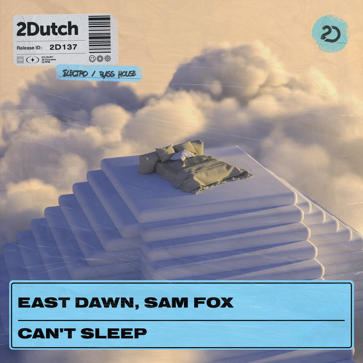 Can't Sleep - Single by East Dawn & Sam Fox album cover