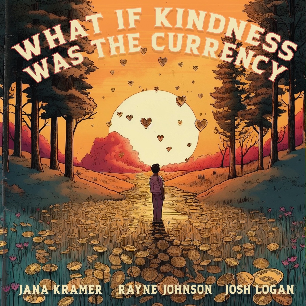 What If Kindness Was the Currency (feat. Bryan Todd) - Single by Jana Kramer, Rayne Johnson & Josh Logan album cover