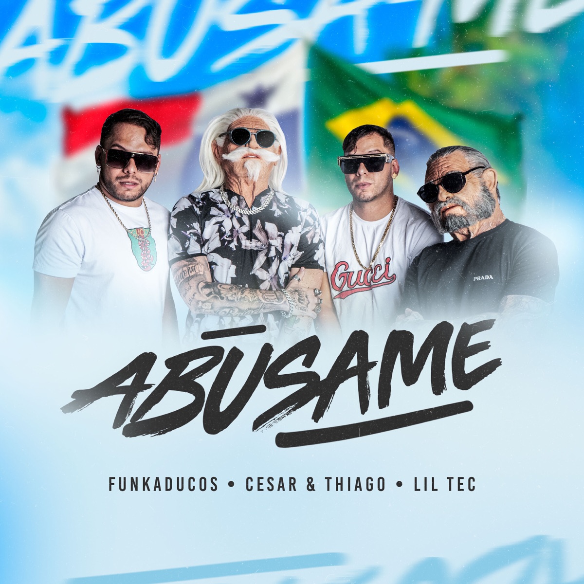 Abusame - Single by Cesar & Thiago, Funkaducos & Lil Tec album cover