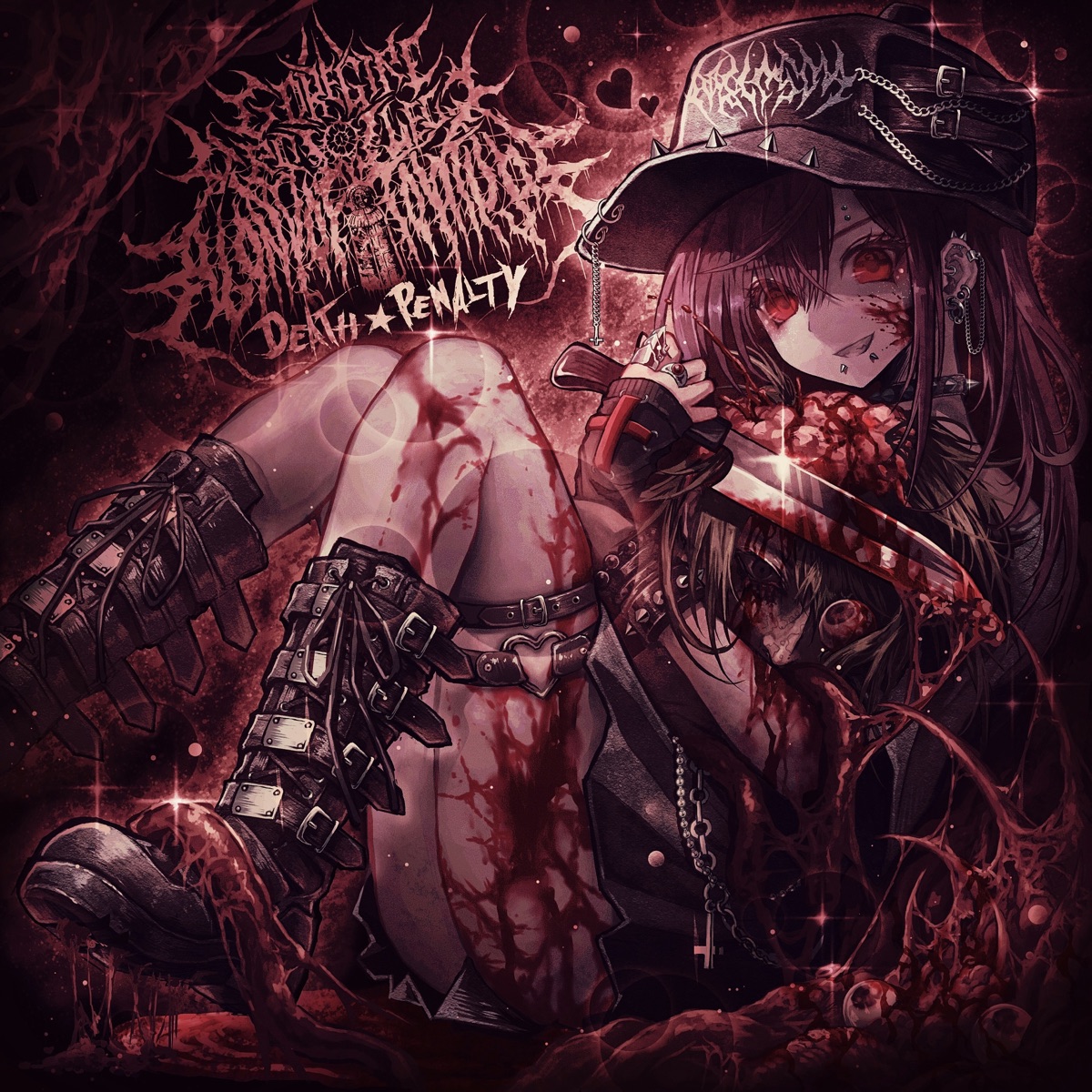 Death Penalty (feat. UYU & Daisuke Taba) - Single by GORE-GIRL PROJECT & Agony of Torture album cover