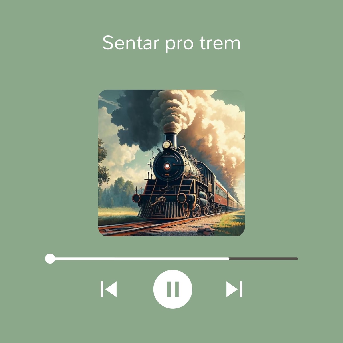 Sentar pro Trem (feat. Gegabi MC) - Single by MC Shat album cover