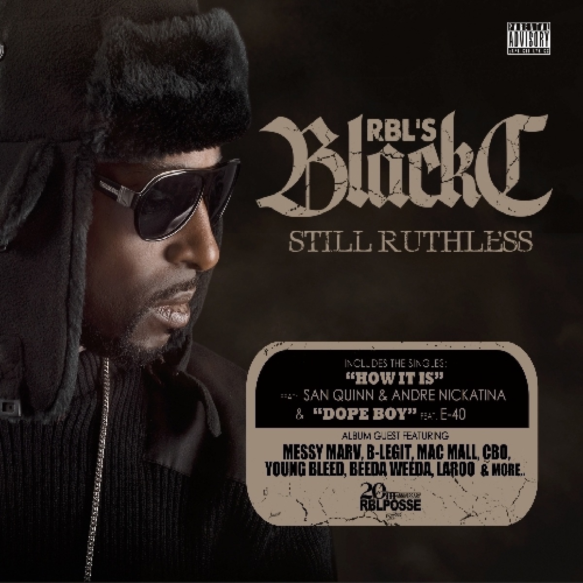 Still Ruthless by Black C album cover