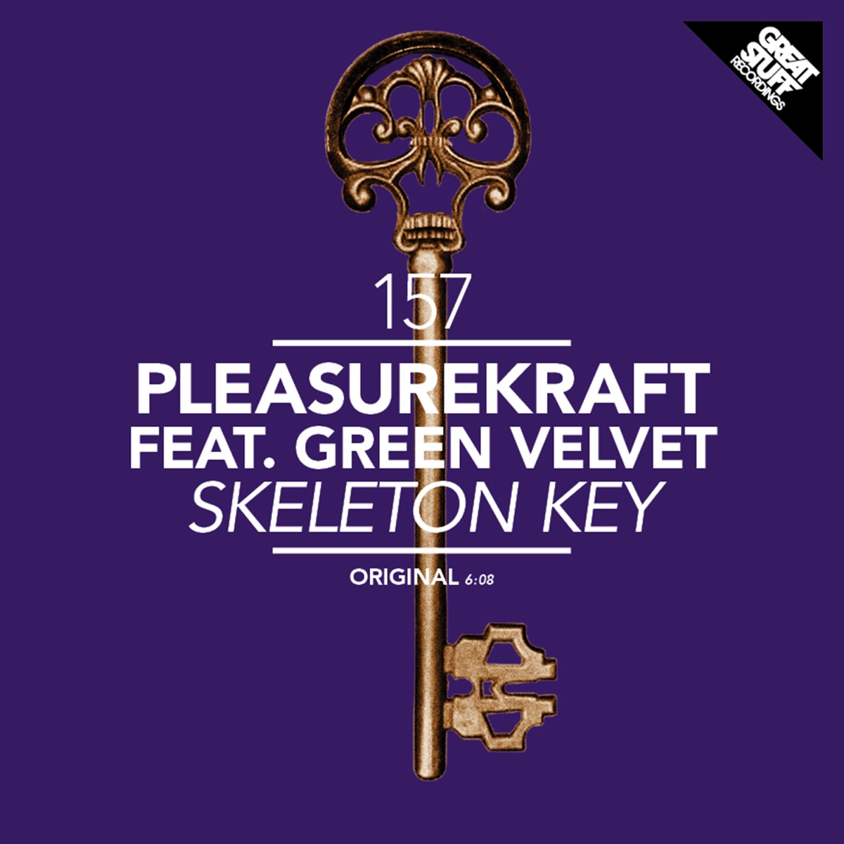 Skeleton Key (feat. Green Velvet) - Single by Pleasurekraft album cover