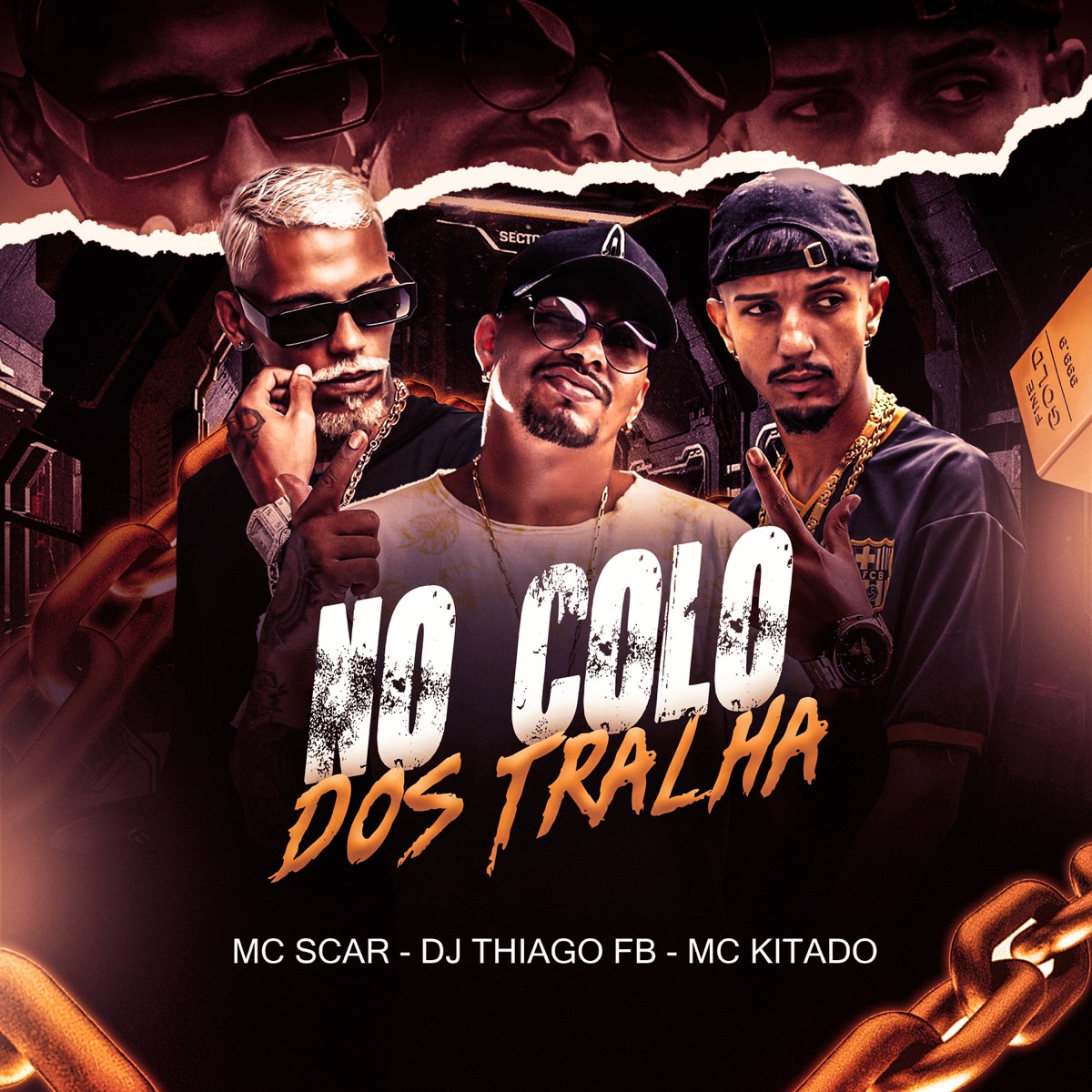 No Colo dos Tralha - Single by Dj Thiago Fb, MC Scar & mc kitado album cover