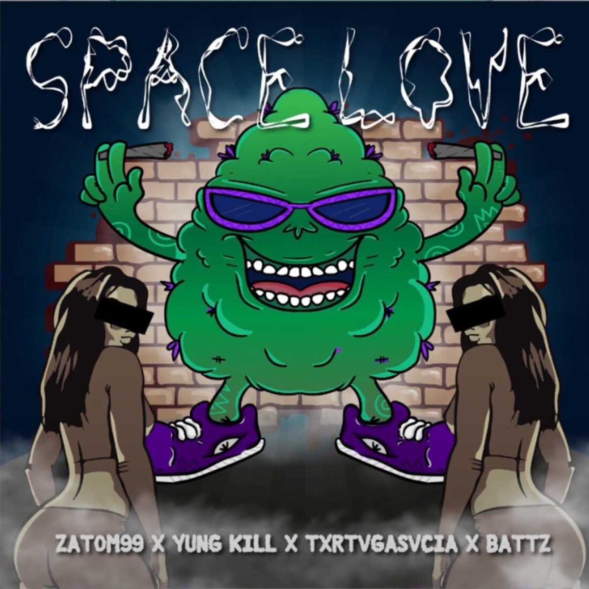 Space Love (feat. Yung Kill, TxrtugaSucia & Battz) - Single by Zatom99 album cover