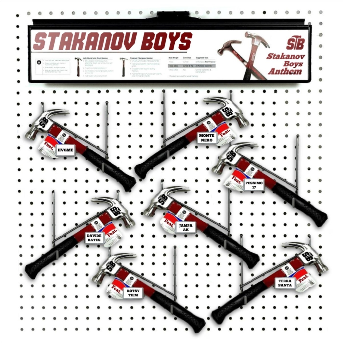 Stakanov Boys Anthem (feat. Hvgme, Montenero, Pessimo 17, JAMPA AK, Davide Bates, Rotsy Tiem & Terrasanta) - Single by Stakanov Boys album cover