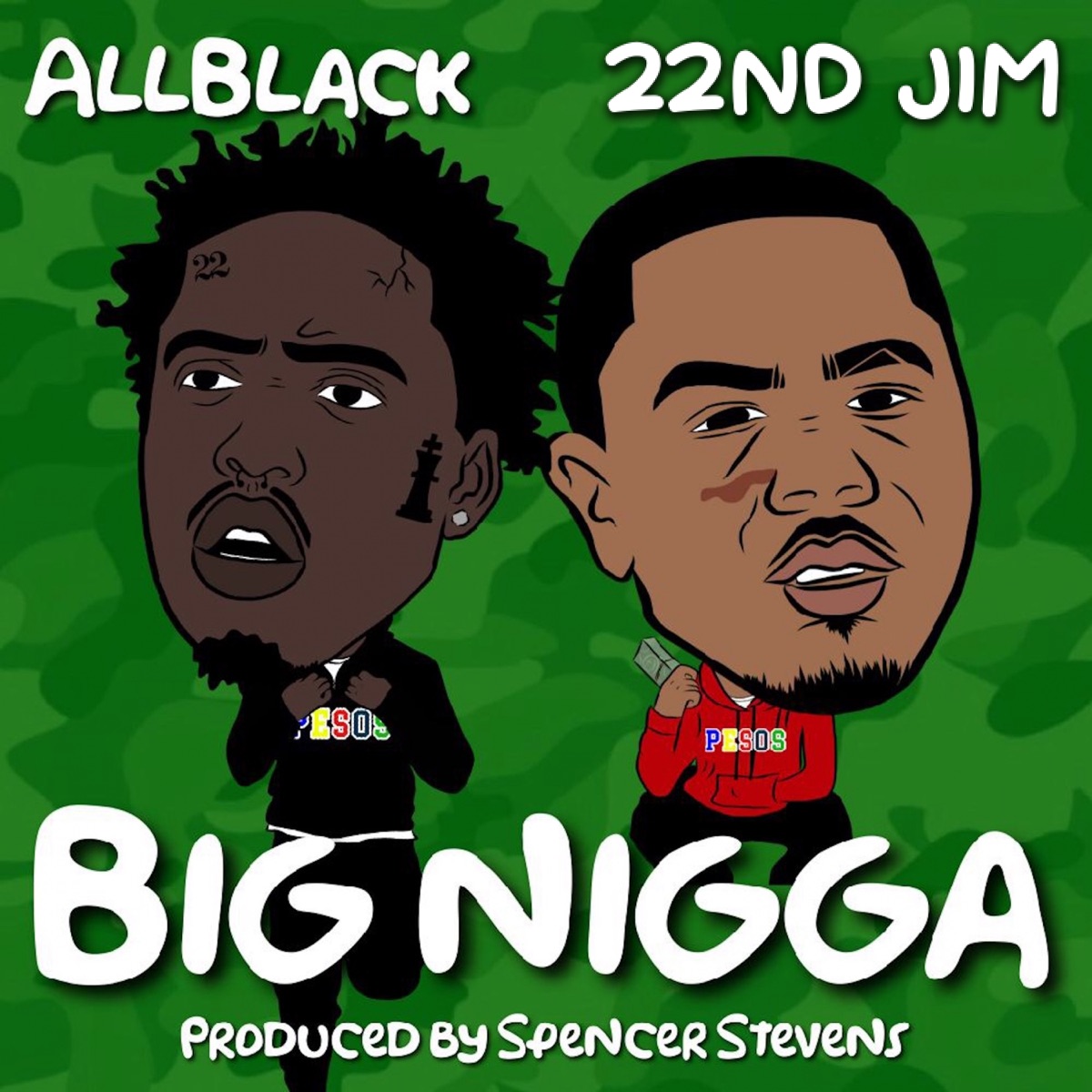 Big N***a - Single by ALLBLACK & 22nd Jim album cover