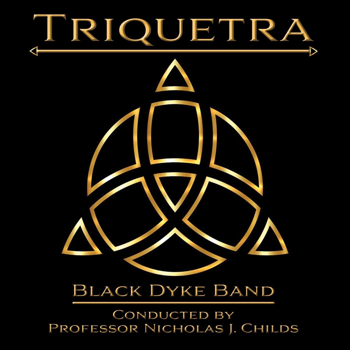Triquetra by Black Dyke Band, Nicholas Childs & Anna Wilby album cover
