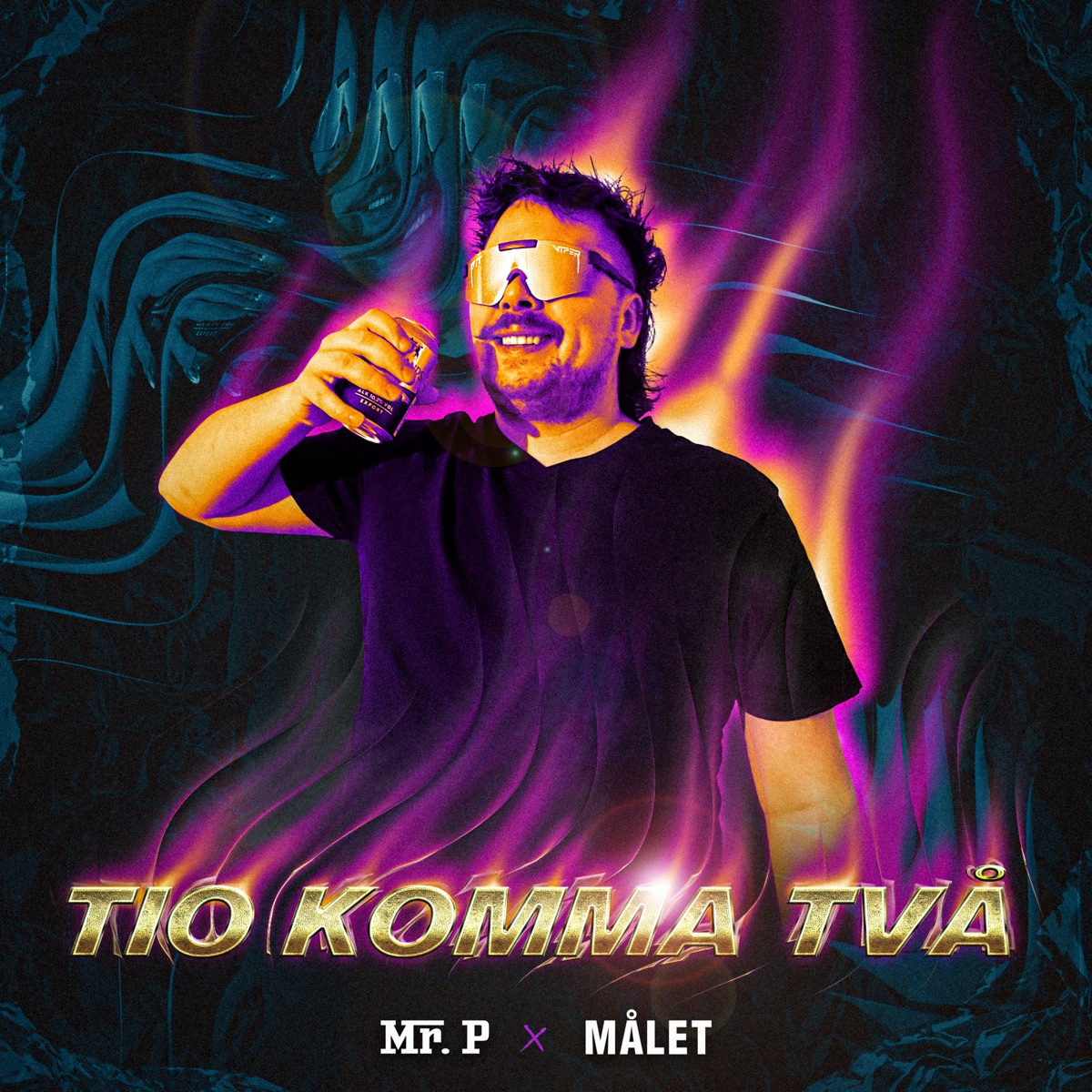 Tio Komma Två - Single by Mr. P & Malet album cover