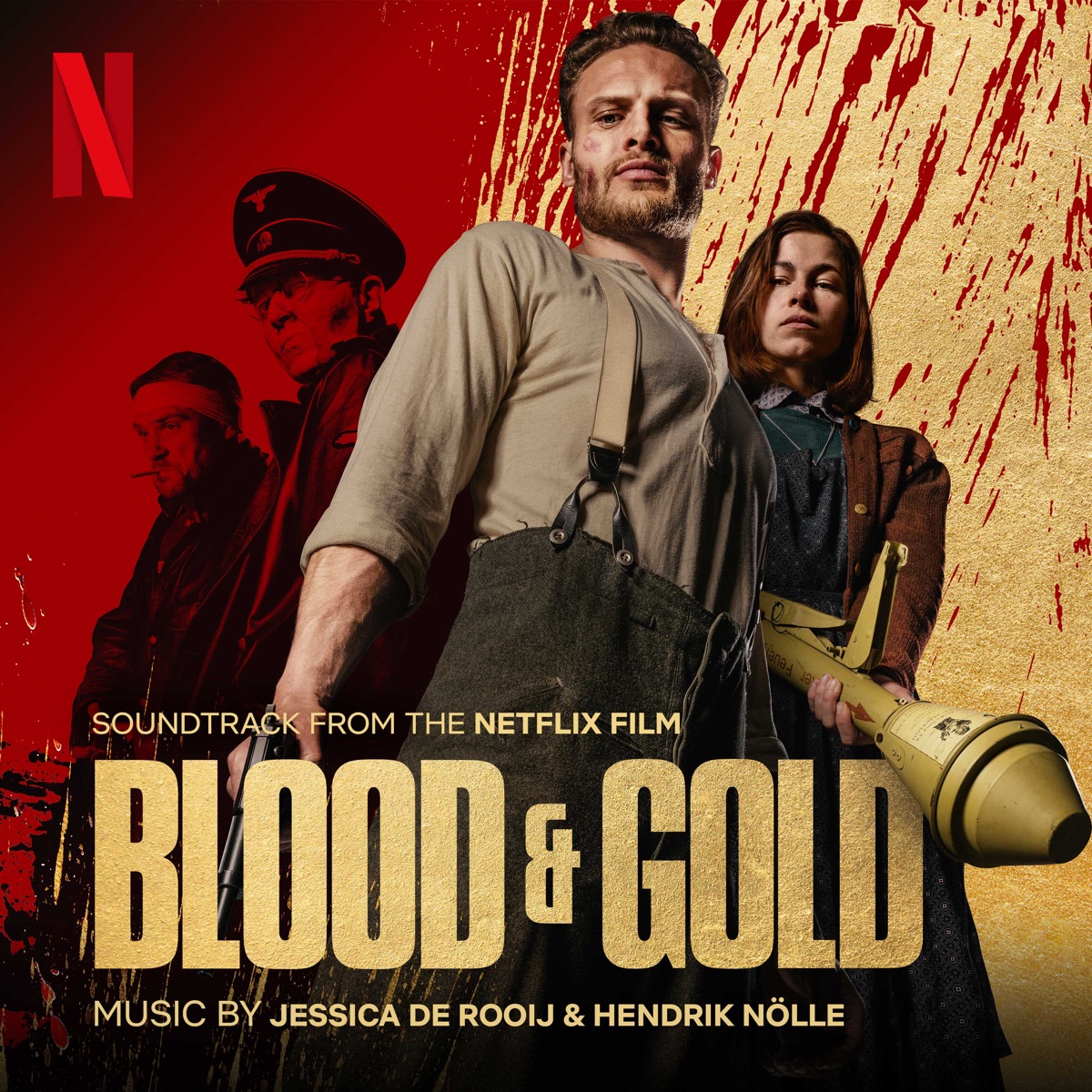 Blood & Gold (Soundtrack from the Netflix Film) by Jessica de Rooij & Hendrik Nölle album cover