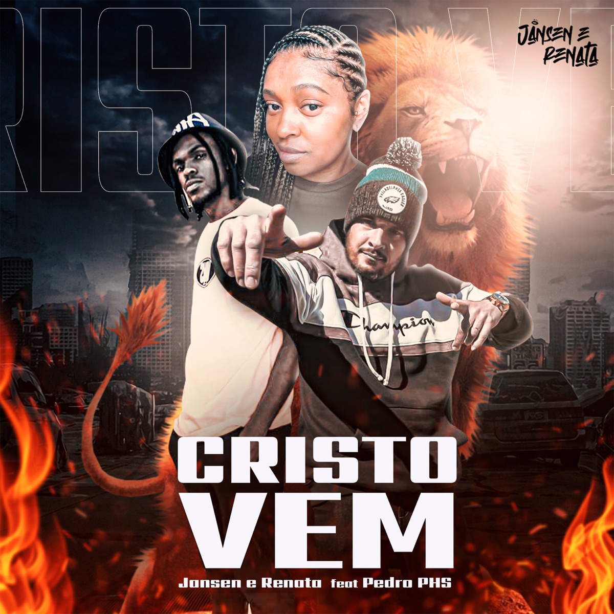 Cristo Vem - Single by Jansen e Renata & Pedro PHS album cover
