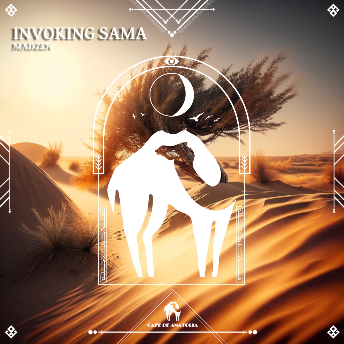 Invoking Sama - Single by MadZen & Cafe De Anatolia album cover
