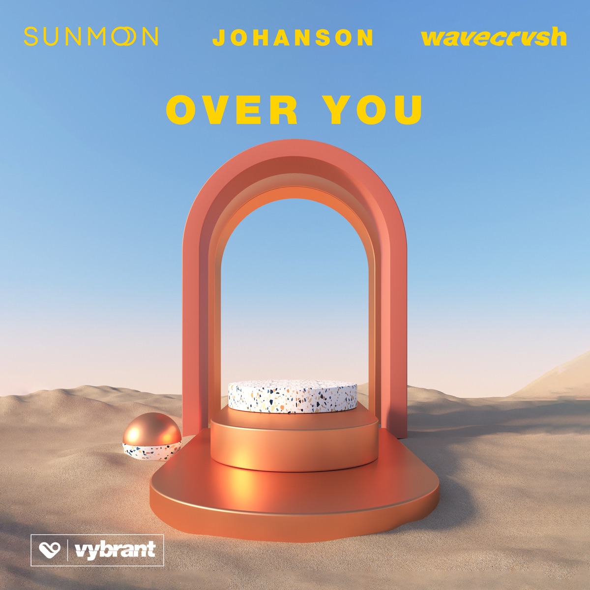 Over You - Single by Sunmoon, wavecrvsh & Johanson album cover