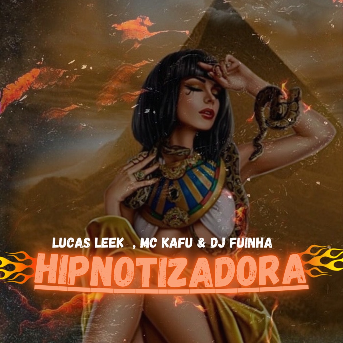 Hipnotizadora - Single by Lucas Leek, MC Kafu & DJ Fuinha album cover