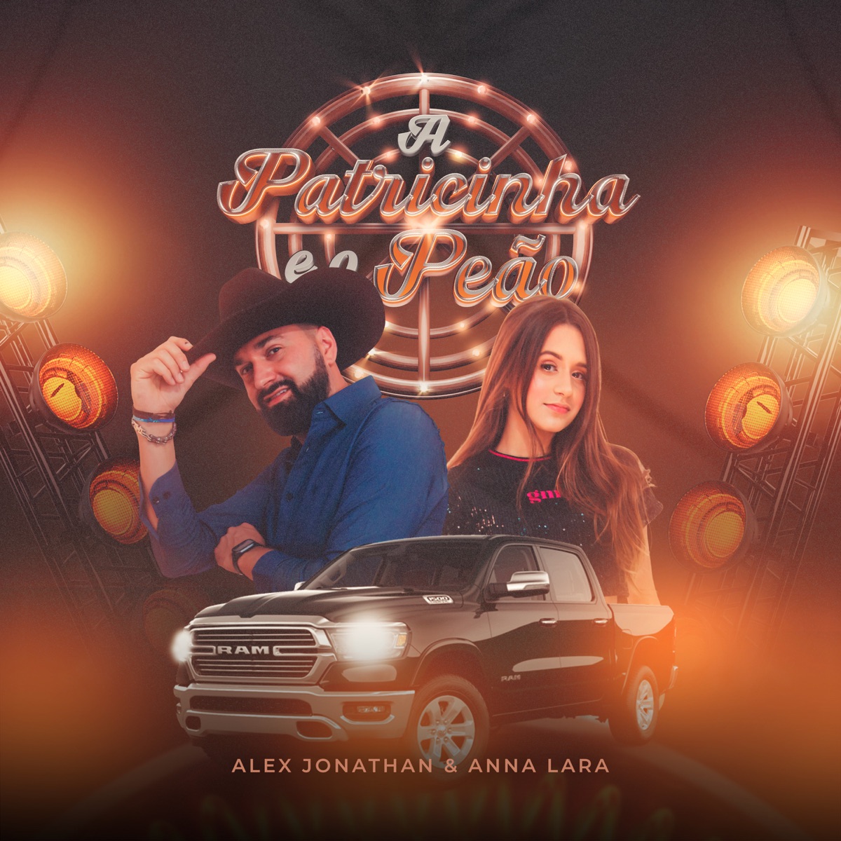 A Patricinha e o Peão - Single by Alex Jonathan & Anna Lara album cover