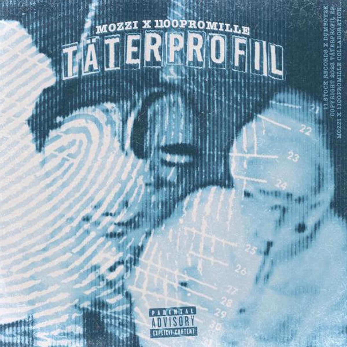 Täterprofil EP by Mozzi & 1100promille album cover