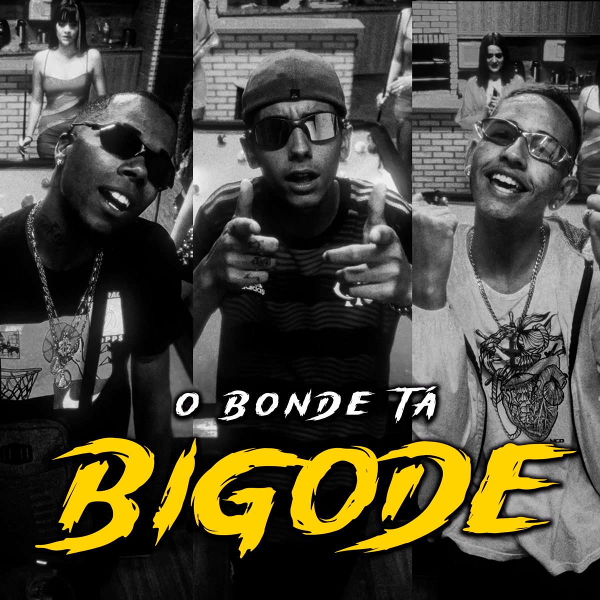 O Bonde Ta Bigode (feat. NavelProduções) - Single by MC SaulinCH, Mc Vitor Mineiro & Mc Nogueirinha album cover