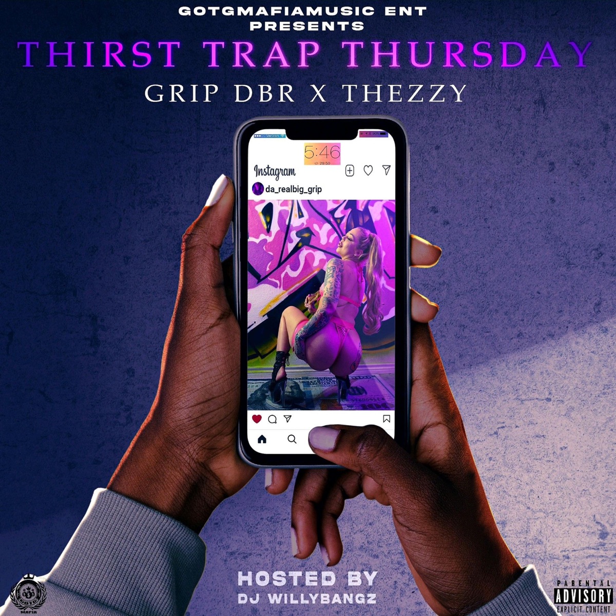 Thirst Trap Thursday (feat. Thezzy) - Single by Grip (Da Bodyrocka) album cover