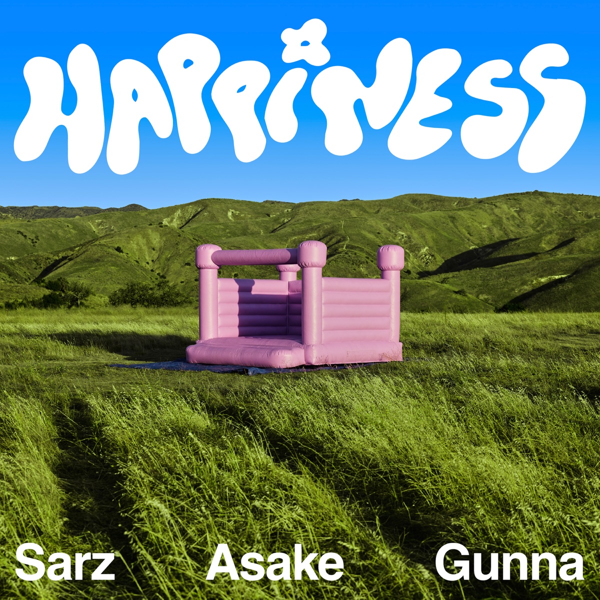 Happiness - Single by Sarz, Asake & Gunna album cover