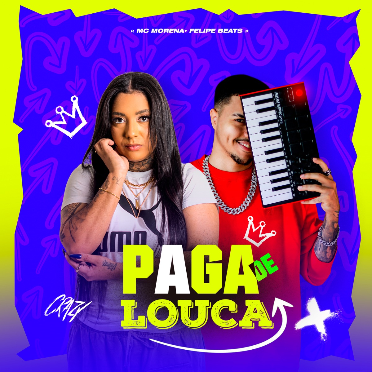 Paga De Louca - Single by Felipe Beats & MC Morena album cover