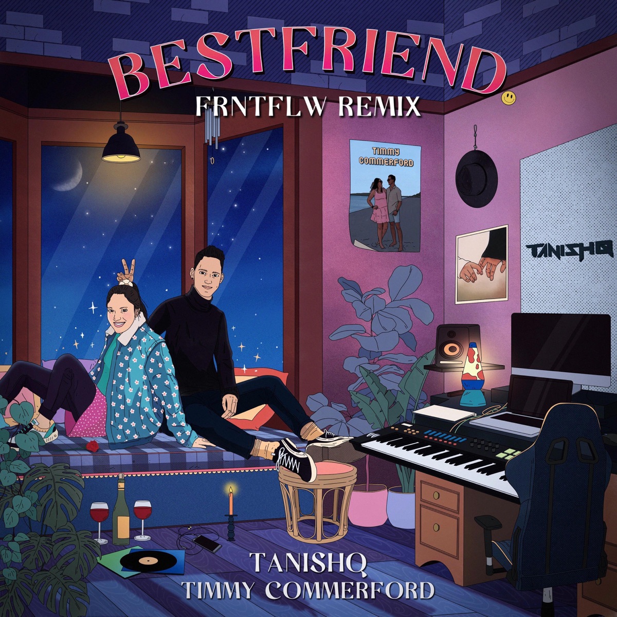 Bestfriend (Frntflw Remix) (feat. Timmy Commerford) - Single by Tanishq & Frntflw album cover