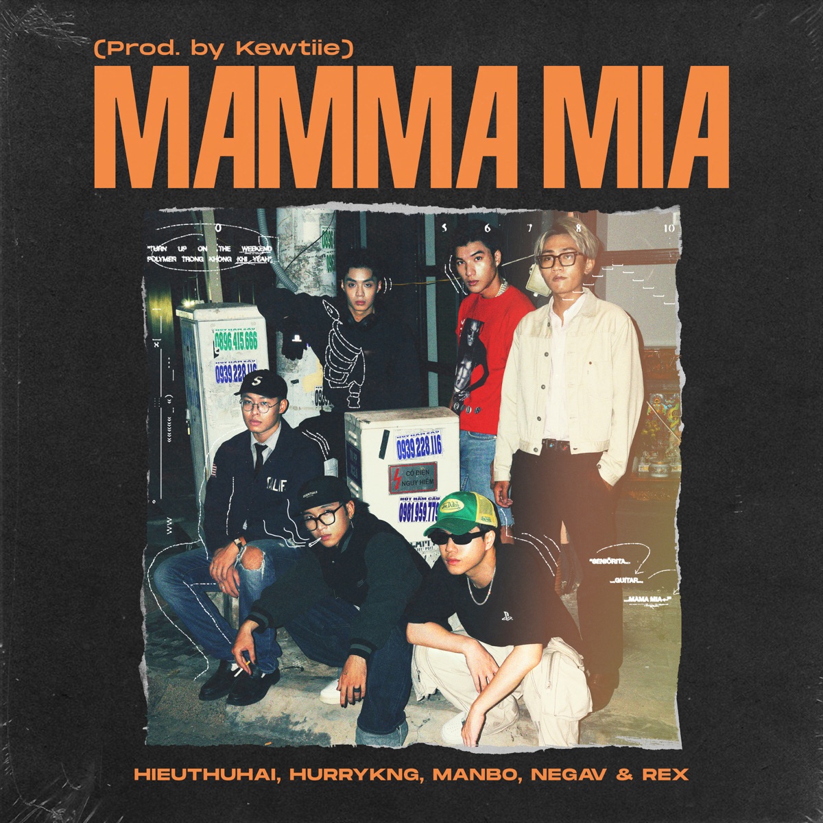 Mamma Mia (feat. Negav & Rex) - Single by HIEUTHUHAI, HURRYKNG & MANBO album cover