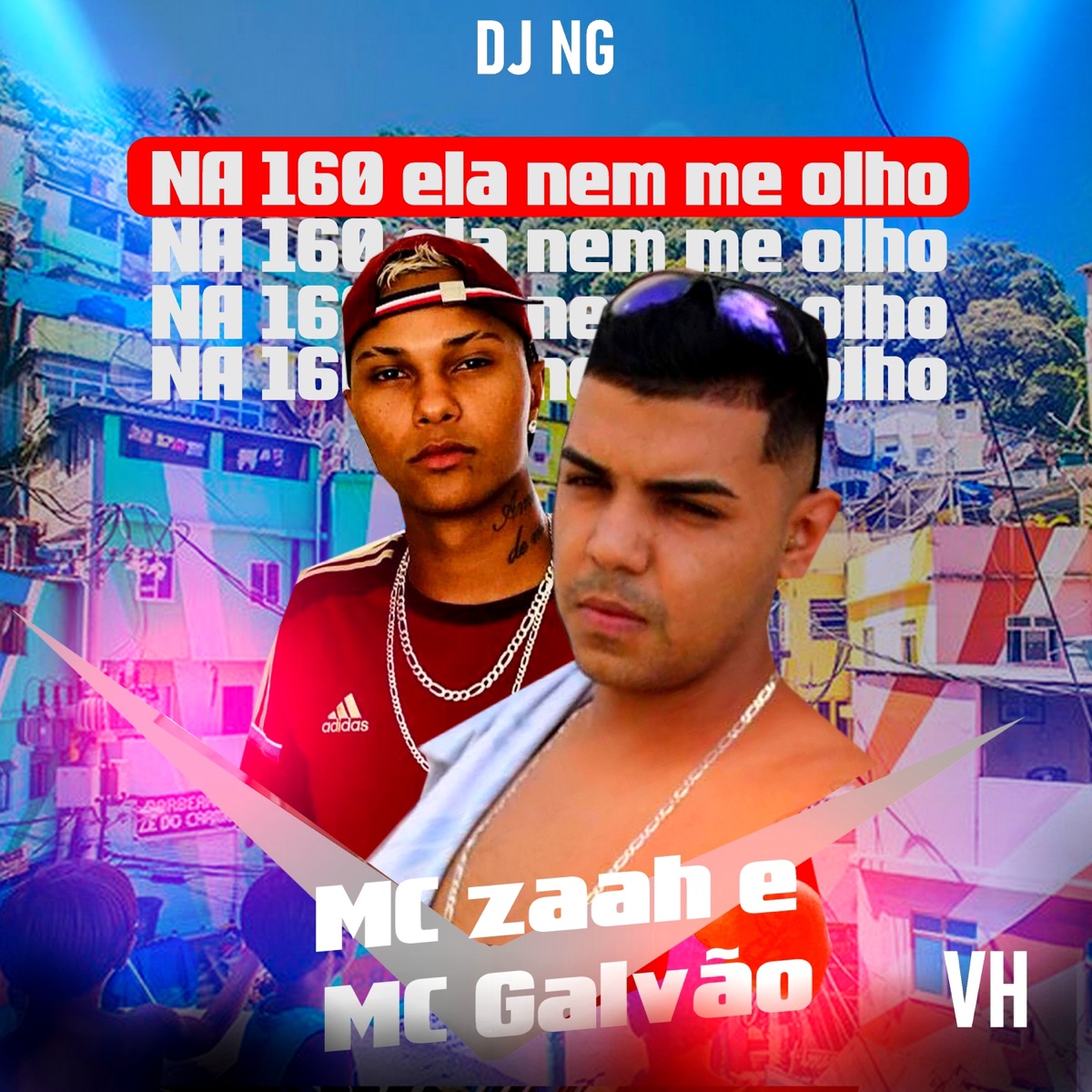 Na 160 Ela Nem Olhou - Single by Mc Zaah & Mc Galvão album cover