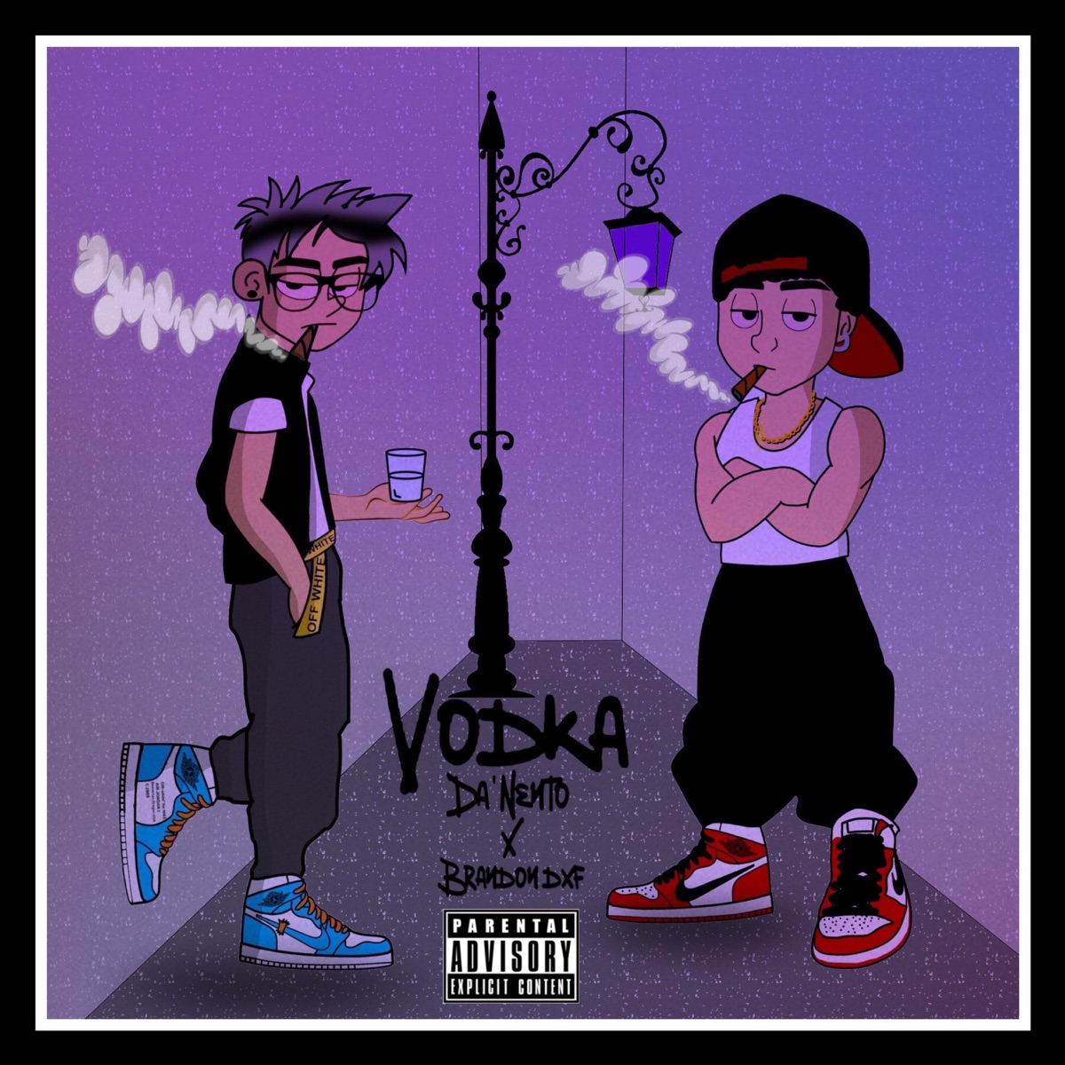 Vodka. - Single by Da' Nento. & brandon dxf album cover
