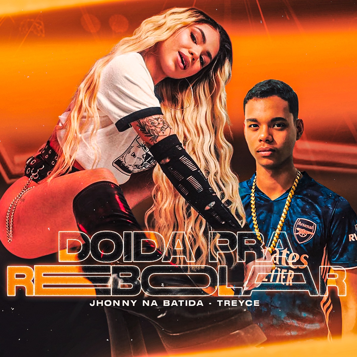 Doida pra Rebolar (feat. Treyce) - Single by Jhonny Na Batida album cover