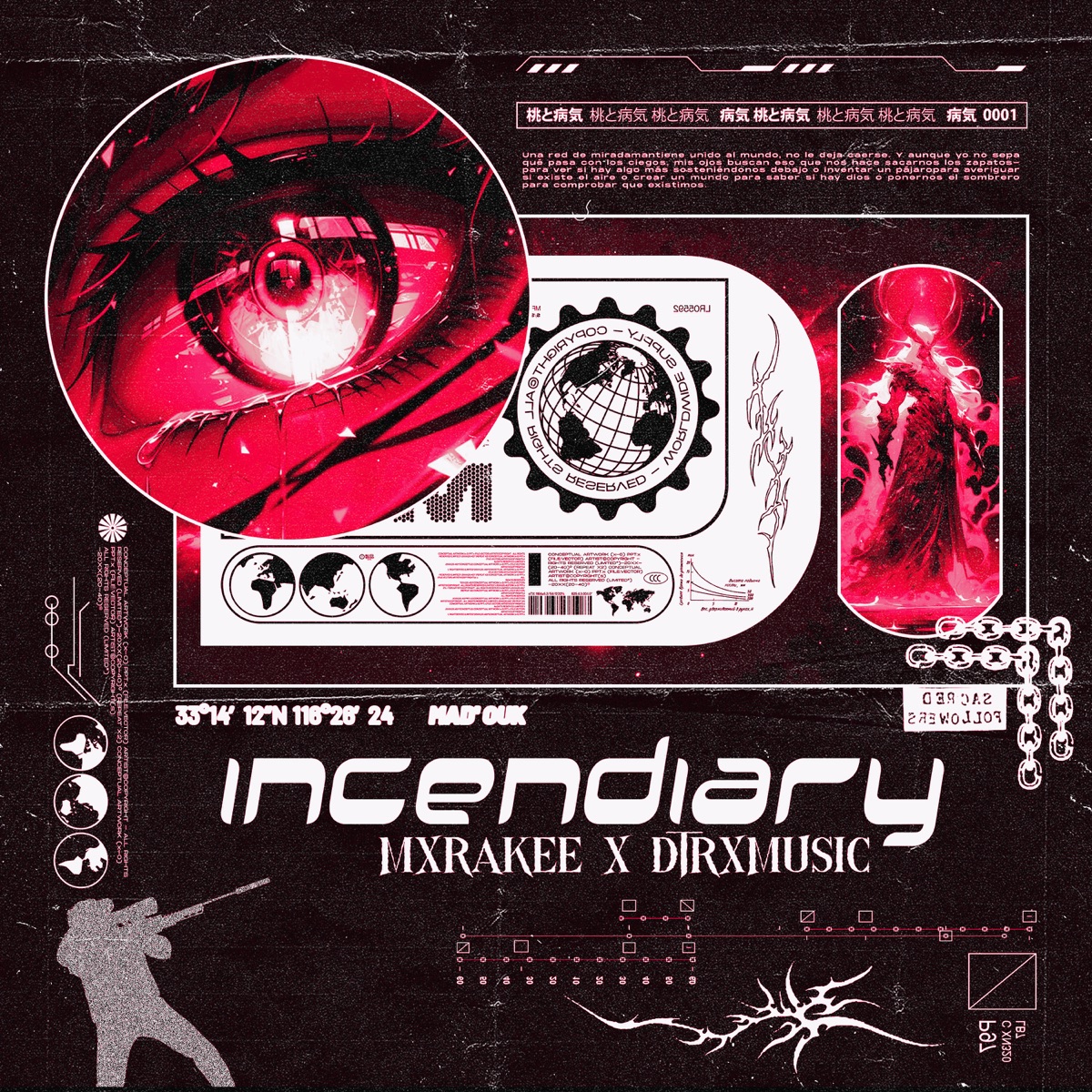 Incendiary - Single by MXRAKEE & Dtrxmusic album cover
