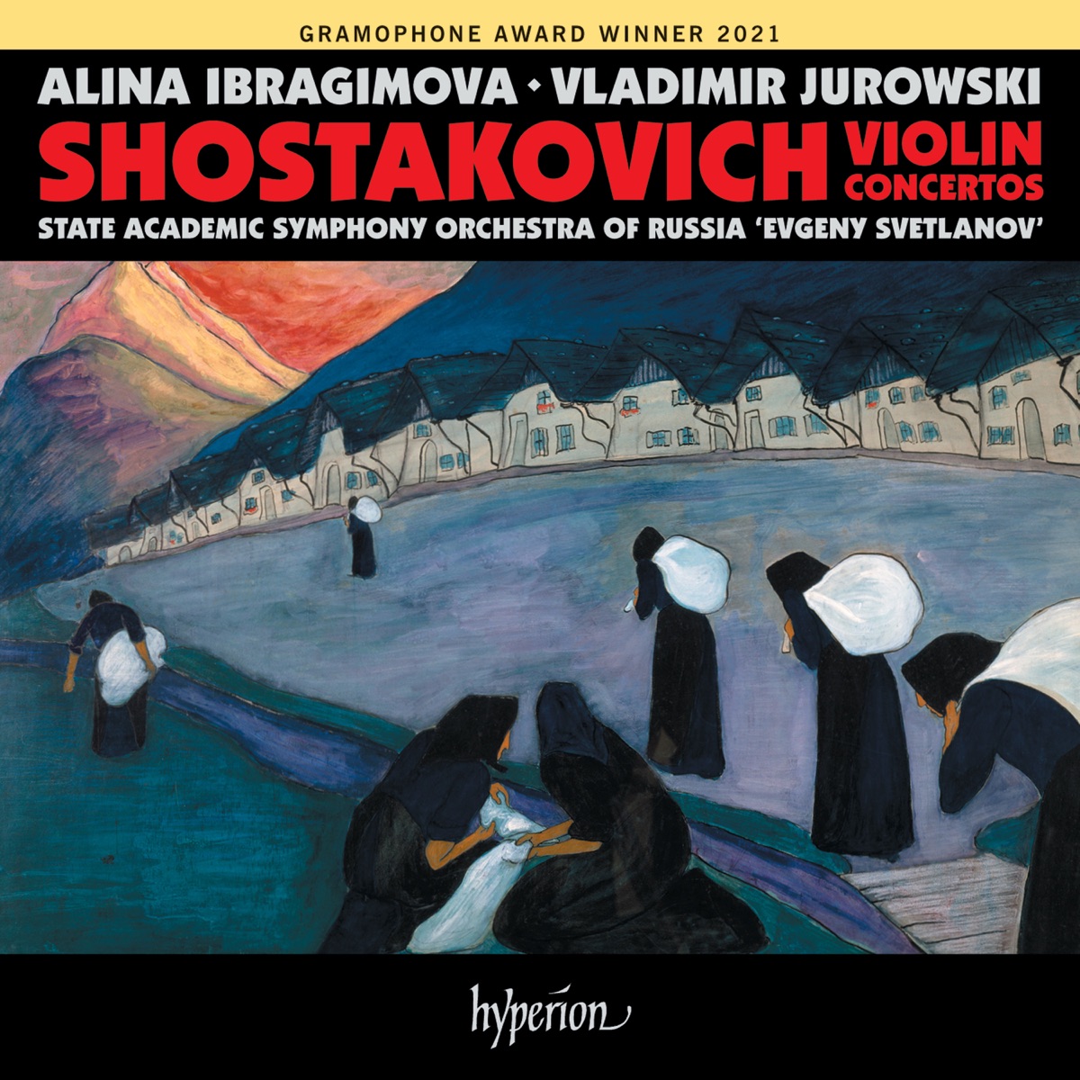 Shostakovich: Violin Concertos 1 & 2 by Russian State Symphony Orchestra, Alina Ibragimova & Vladimir Jurowski album cover
