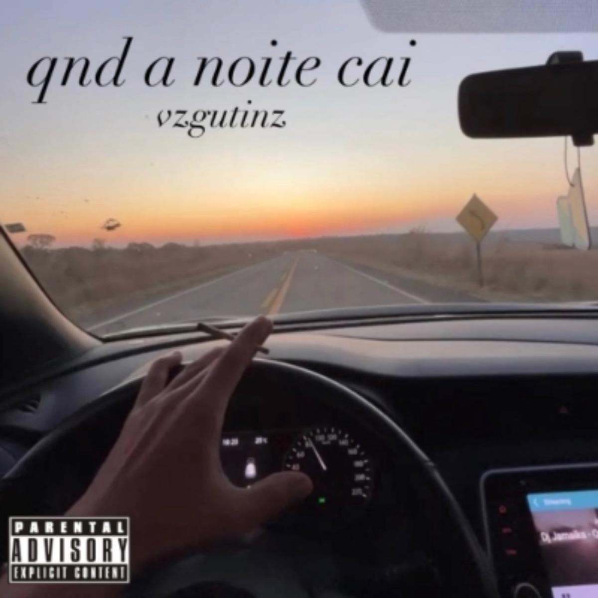 qnd a noite cai - Single by vzgutinz album cover
