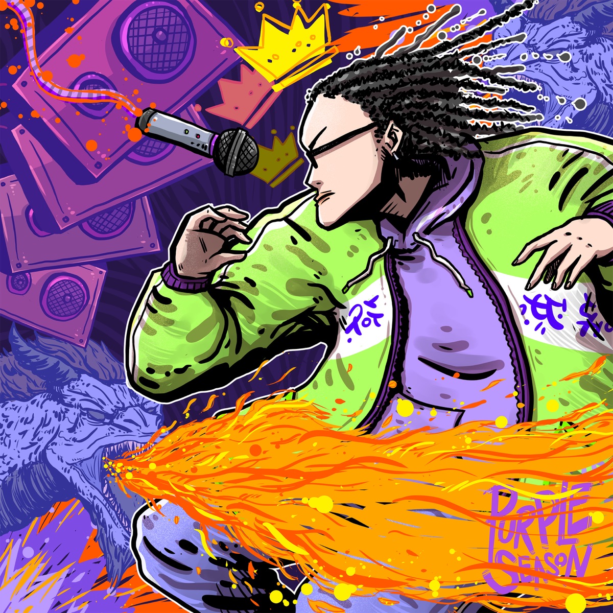 Purple Season - EP by Drewgon album cover