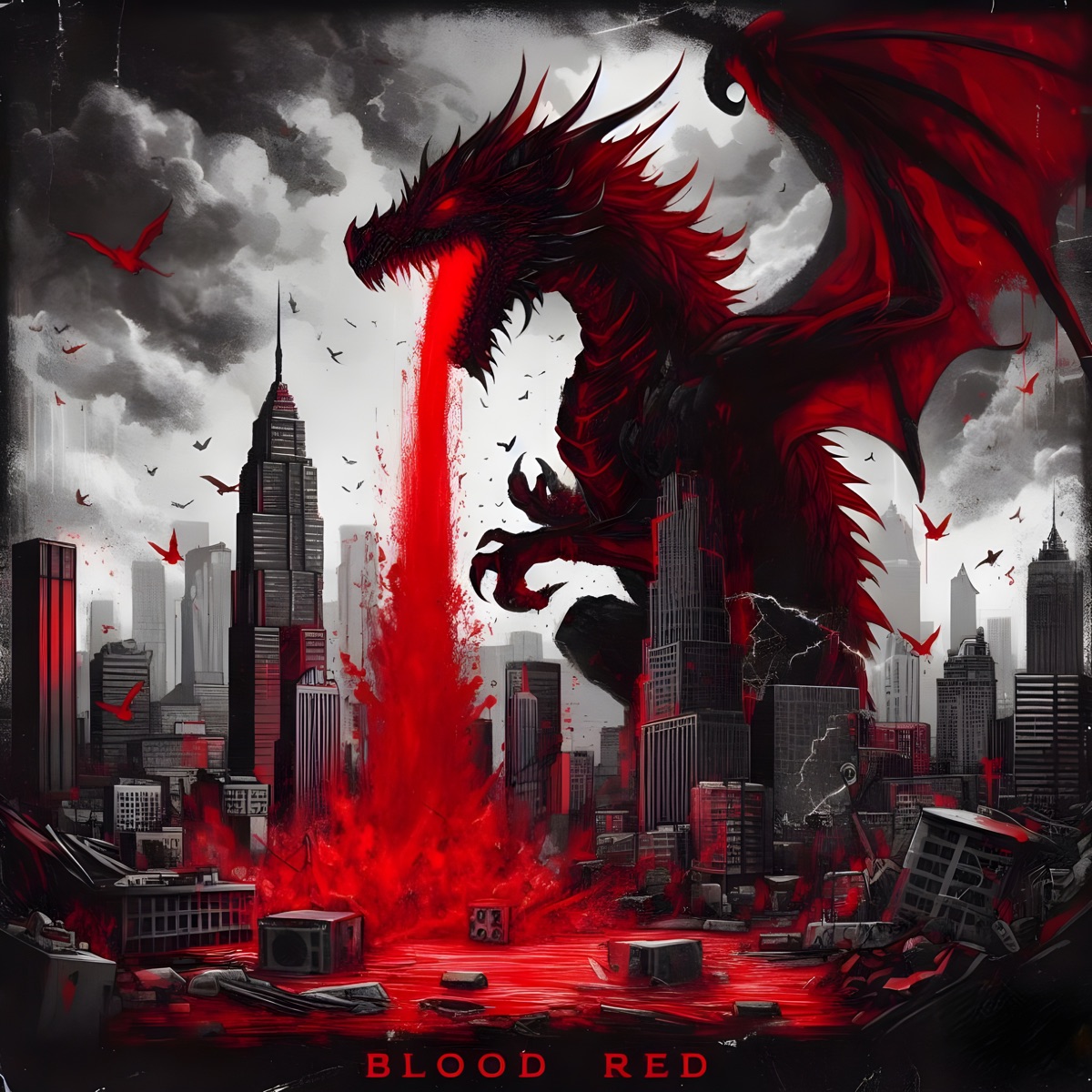 Blood Red - Single by zxnc. album cover