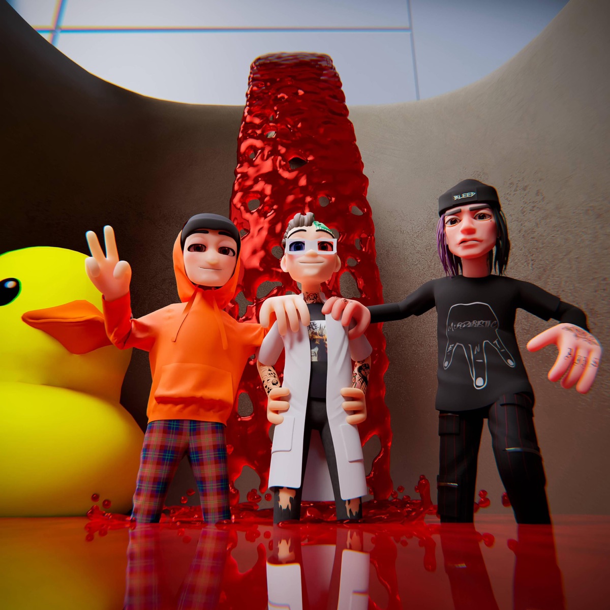 Blood Bath - Single by Jmattson, Bleed The Wicked Menace & ROMA JONSON album cover