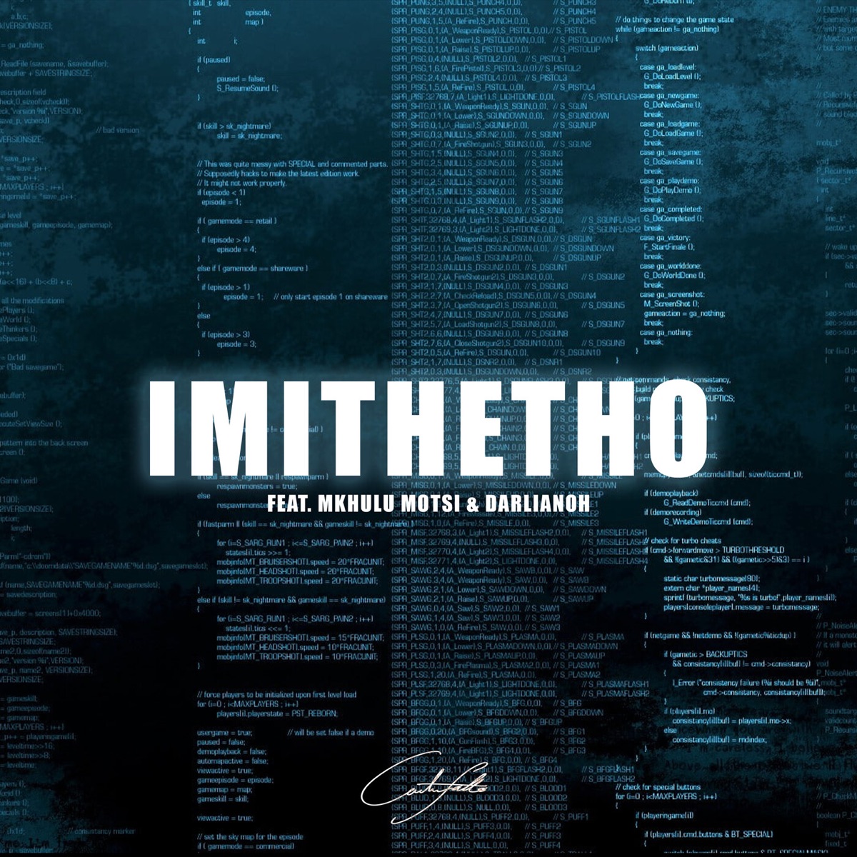 Imithetho (feat. Mkhulu Motsi & Darlianoh) - Single by Calvin Fallo album cover