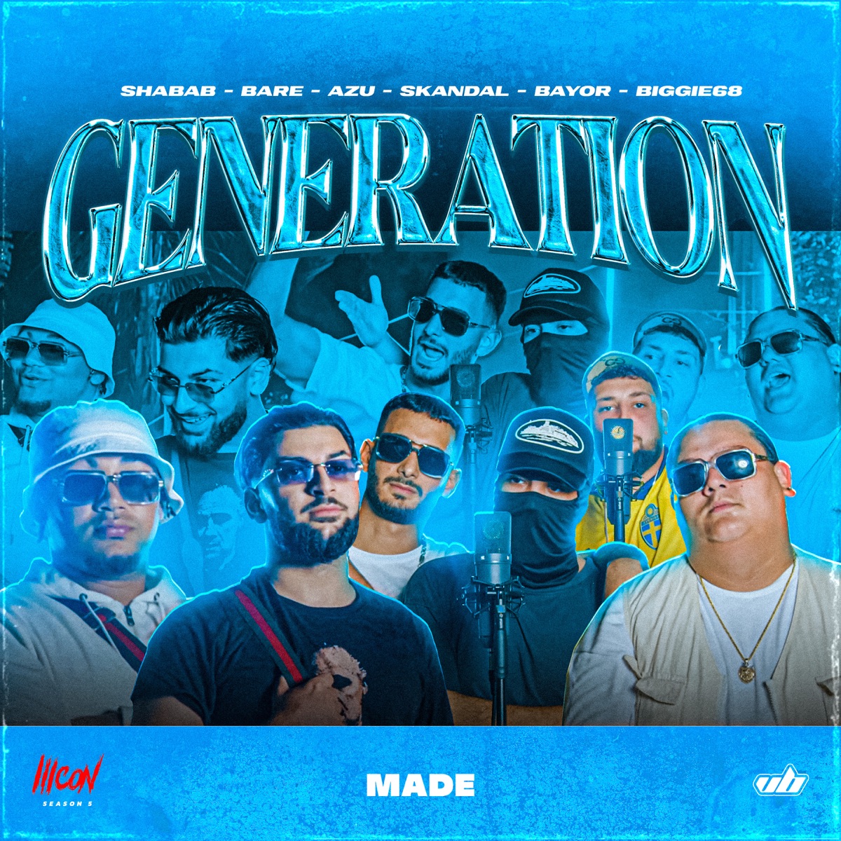 Generation (feat. Bayor, Azu, Biggie68 & Skandal) - Single by Made, BARÉ & Shabab album cover