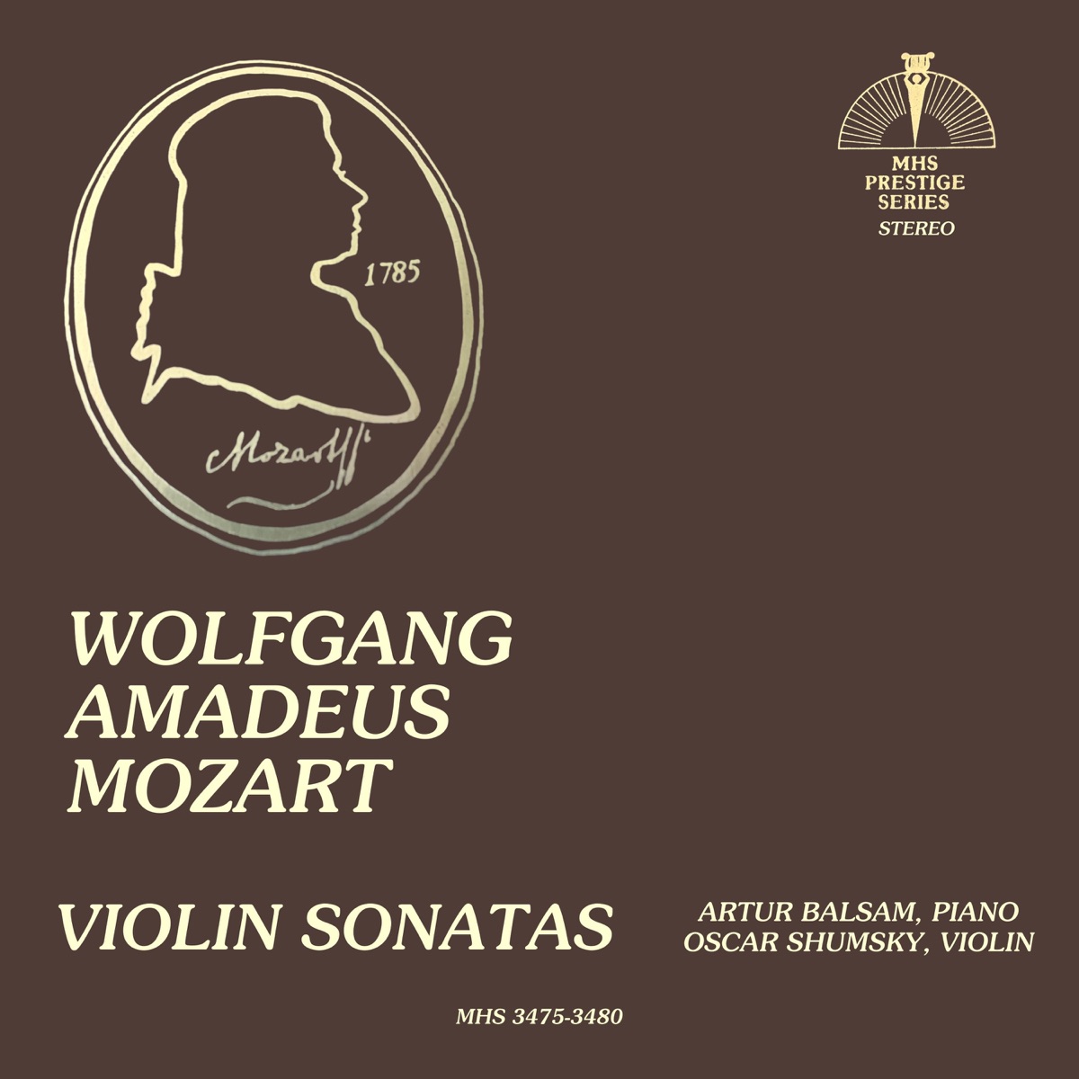 Mozart: The Violin Sonatas by Artur Balsam & Oscar Shumsky album cover