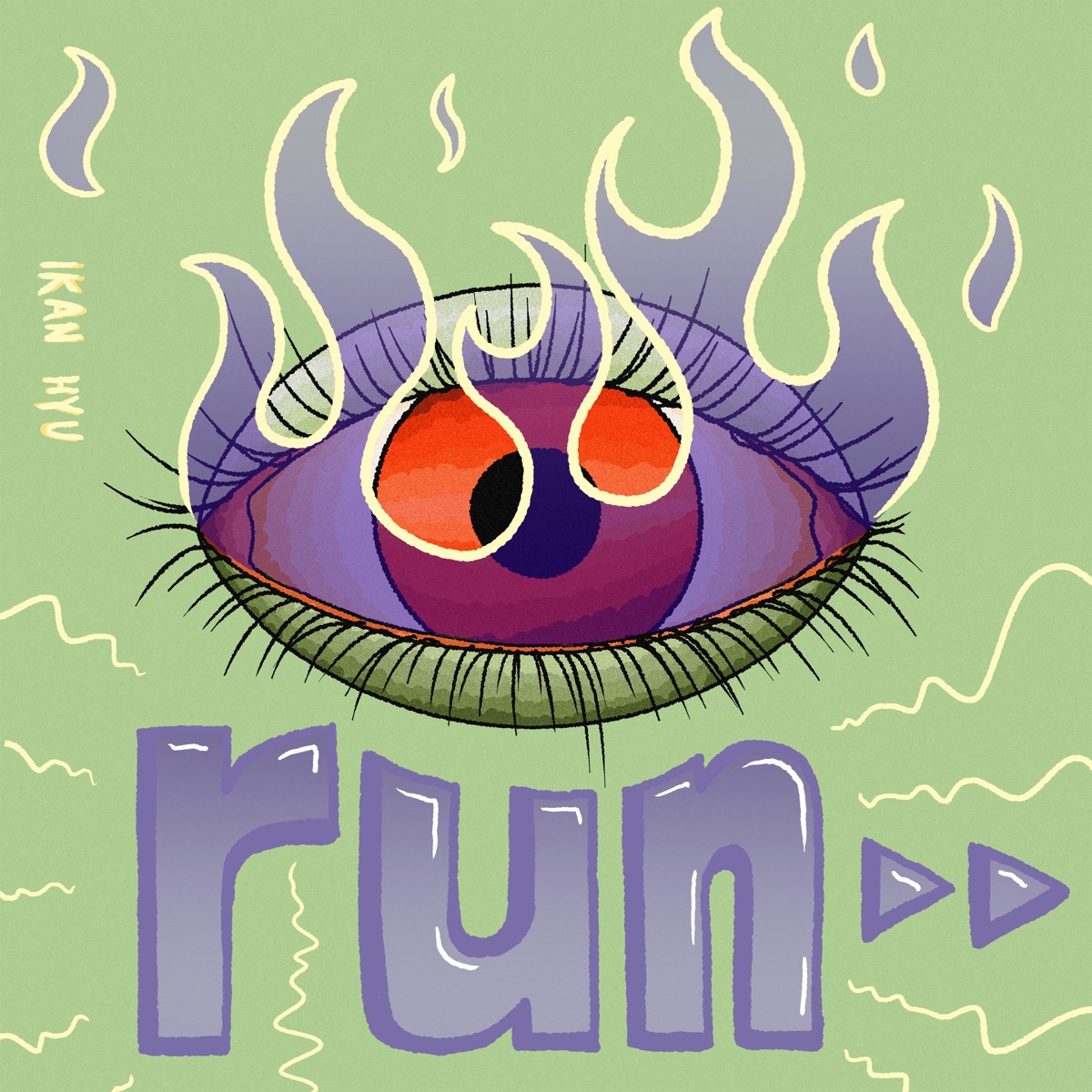 run ⊳⊳ - Single by IKAN HYU album cover