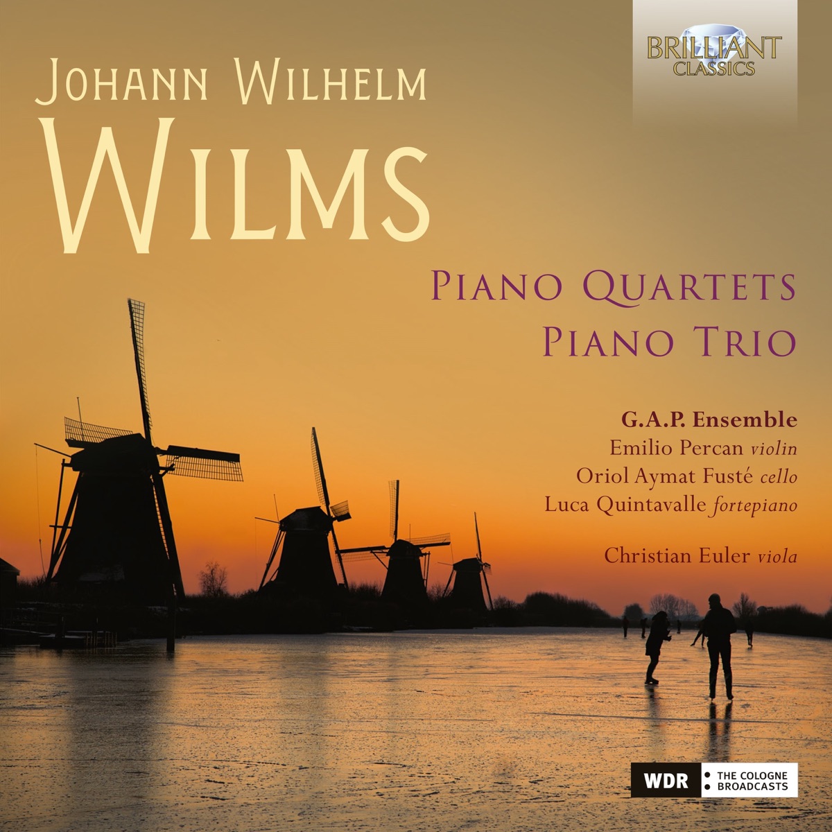 Wilms: Piano Quartets & Piano Trio by G.A.P. Ensemble, Emilio Percan, Oriol Aymat Fusté, Luca Quintavalle & Christian Euler album cover