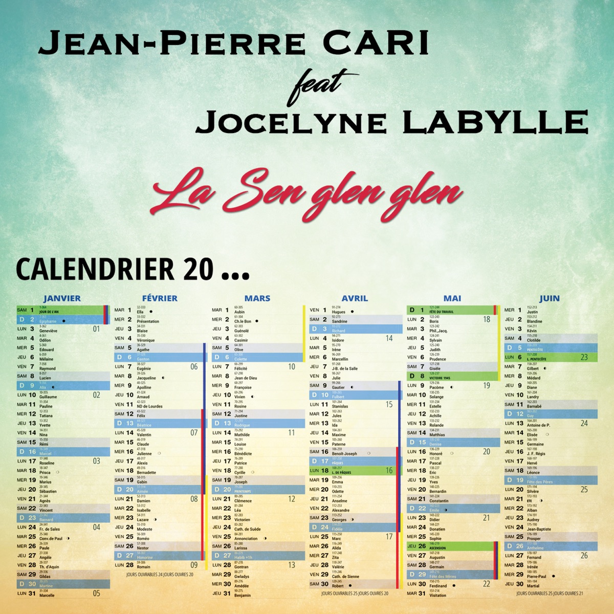 La sen glen glen (feat. Jocelyne Labylle) - Single by Jean-Pierre Cari album cover