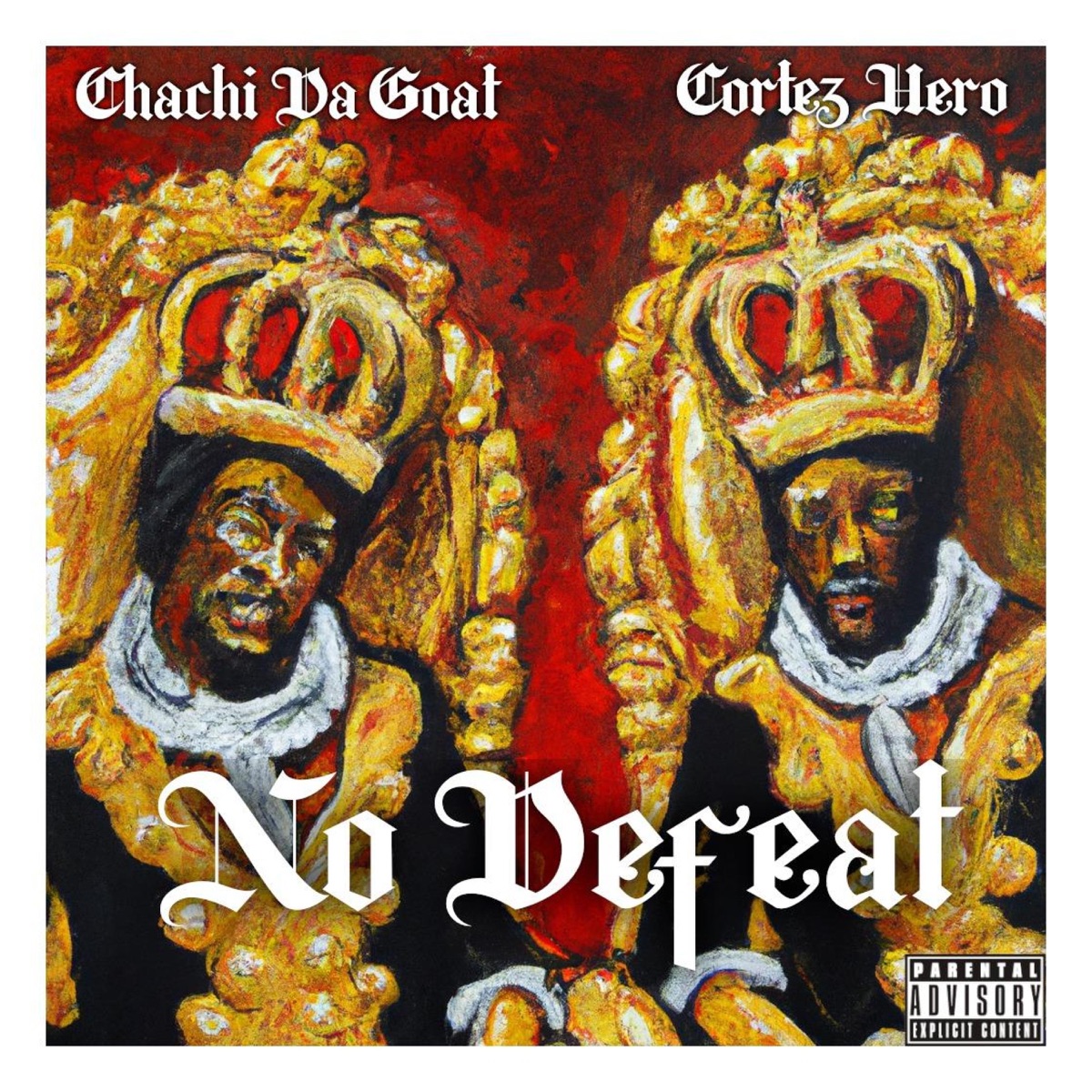 No Defeat - EP by Cortez Hero & Chachi Da Goat album cover