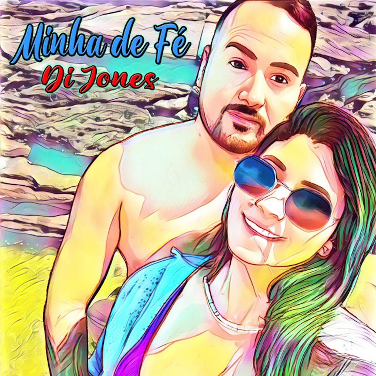 Minha de Fé - Single by Di Jones & T-Rex album cover