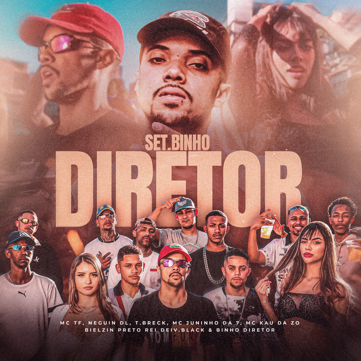 Set Binho Diretor - Single by Deivblack, Bielzin Preto Rei, MC TF, Binho Diretor, Neguin Dl, Mc kau da zo, Tbreck & Mc Juninho da 07 album cover