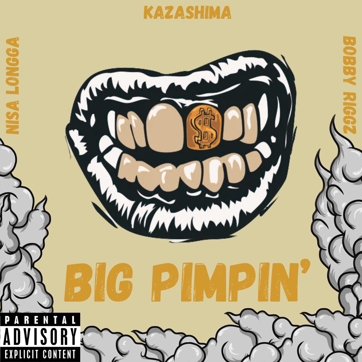 Big Pimpin' (feat. Nisa Longga & Bobby Riggz) - Single by Kazashima album cover
