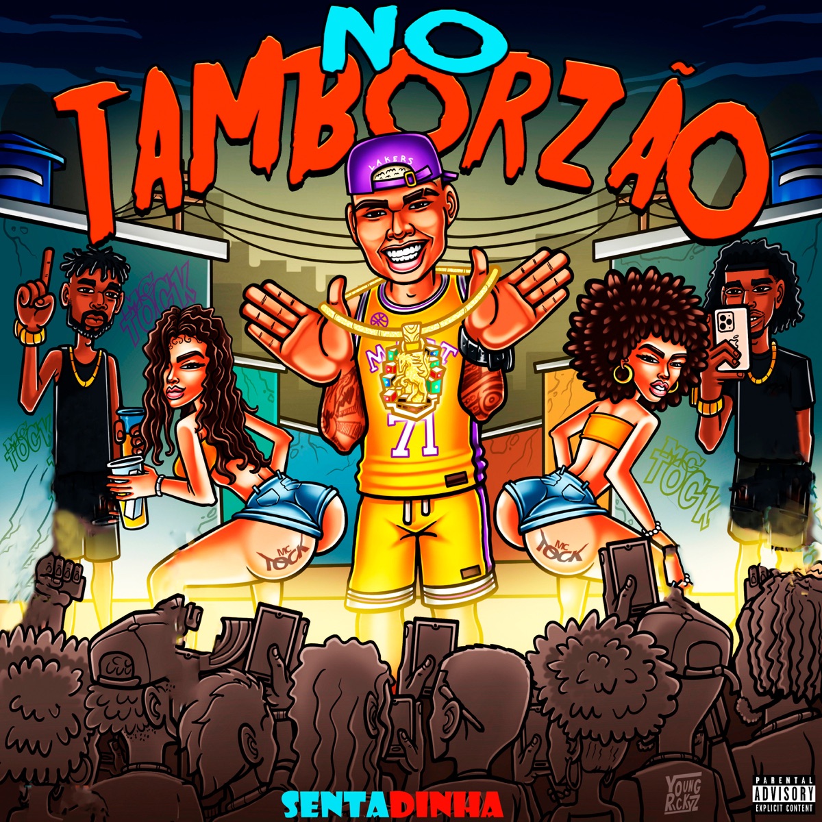 Sentadinha (No Tamborzão) - Single by Mc Tock album cover